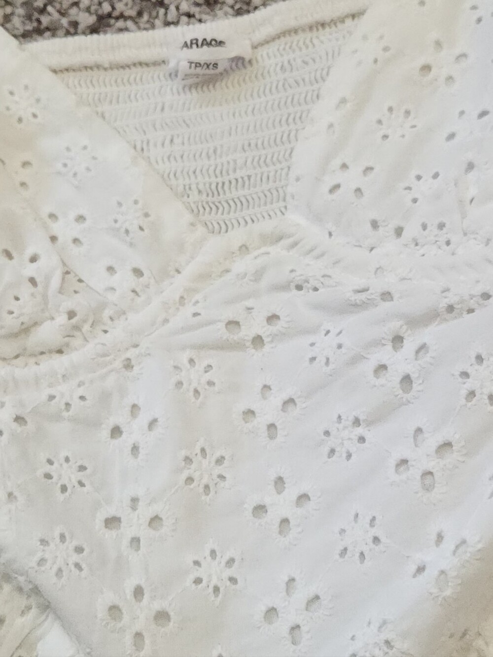 Garage white mini dress - Picture 2 of 3